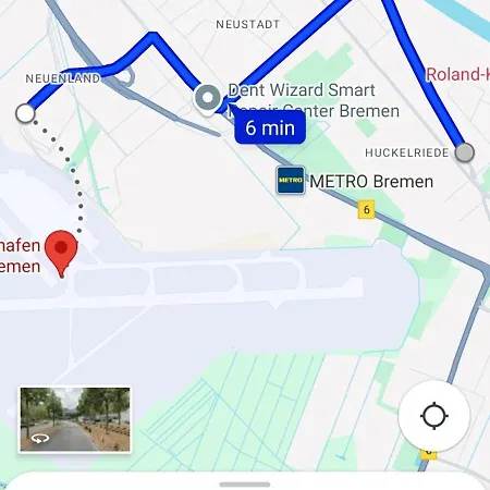 Panzió Doppelbett Mit Wc Bréma